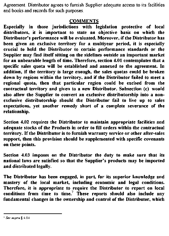 Appendix 12-1 Sample International Distribution Agreement with ...