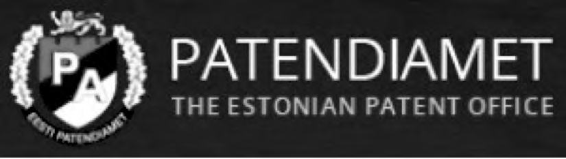 The Estonian Patent Office (Patendiamet) banner logo